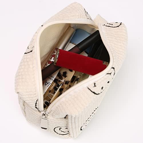 Aoekaff kozmetičke torbe za žene, slatka torba za šminkanje od Sumota estetske torbice Smile Dots Organizator