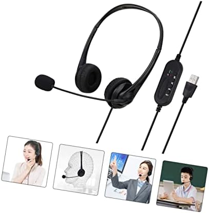 SOLUSTRE poslovni žičani Centar za igre za igre otkazivanje bas kancelarijskih slušalica za slušalice za