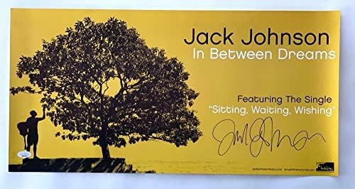 Jack Johnson potpisao je Autograph 12x24 koncert tura - u snu JSA - AUTOGREMENT NFL fotografije