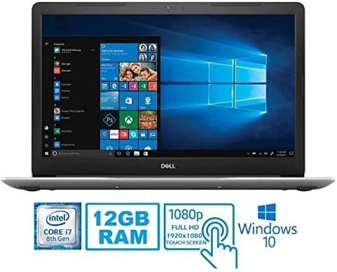 Dell 2019 Inspiron 15 5000 5570 Intel Core i7-8550U 12 GB DDR4 1TB HDD 15.6 Full HD Touchscreen LED srebrni