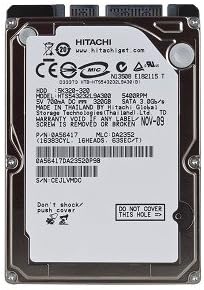 Hitachi Travelstar 320 GB 5400 RPM 8MB cache 2,5-inčni SATA 3.0GB / s Interni hard disk za notebook