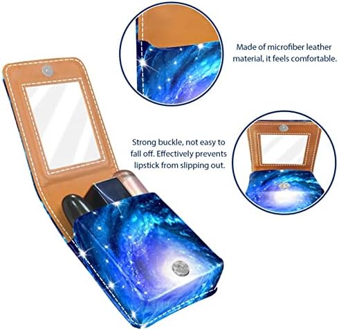 Mini ruž za usne sa ogledalom za torbicu, Amazing Star River Portable Case Holder Organization