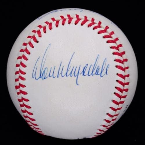 Fine Sandy Koufax & Don Drysdale Dual potpisan ond baseball JSA loa xx11323 - autogramirani bejzbol