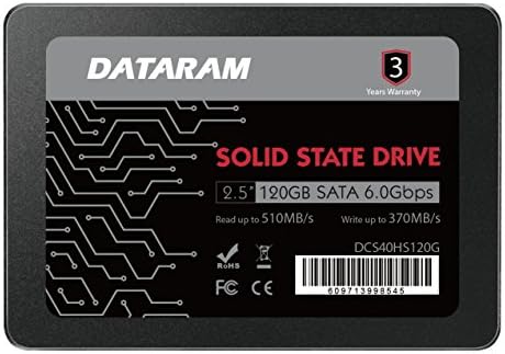 Dataram 120GB 2,5 SSD pogon SSD pogon kompatibilan sa ASUS Rog Rampage VI Extreme