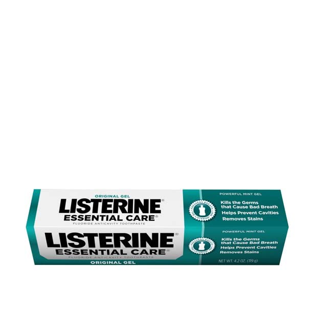 Listerine Essential Care Pasta Za Zube, Snažan Gel Od Mente, Cijevi Od 4,2 Unce