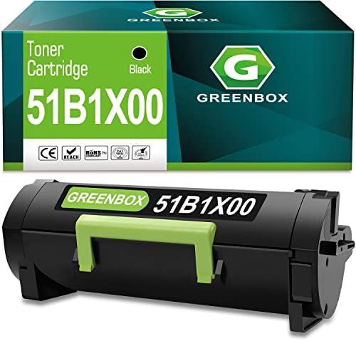 Greenbox Remanucture 51B1x00 Zamjena tonera za Lexmark 51B1x00 51B0xa0 Crni toner za Lexmark MS517DN MS617DN