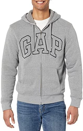 Gap muški logo Sherpa duks sa punim patentnim zatvaračem