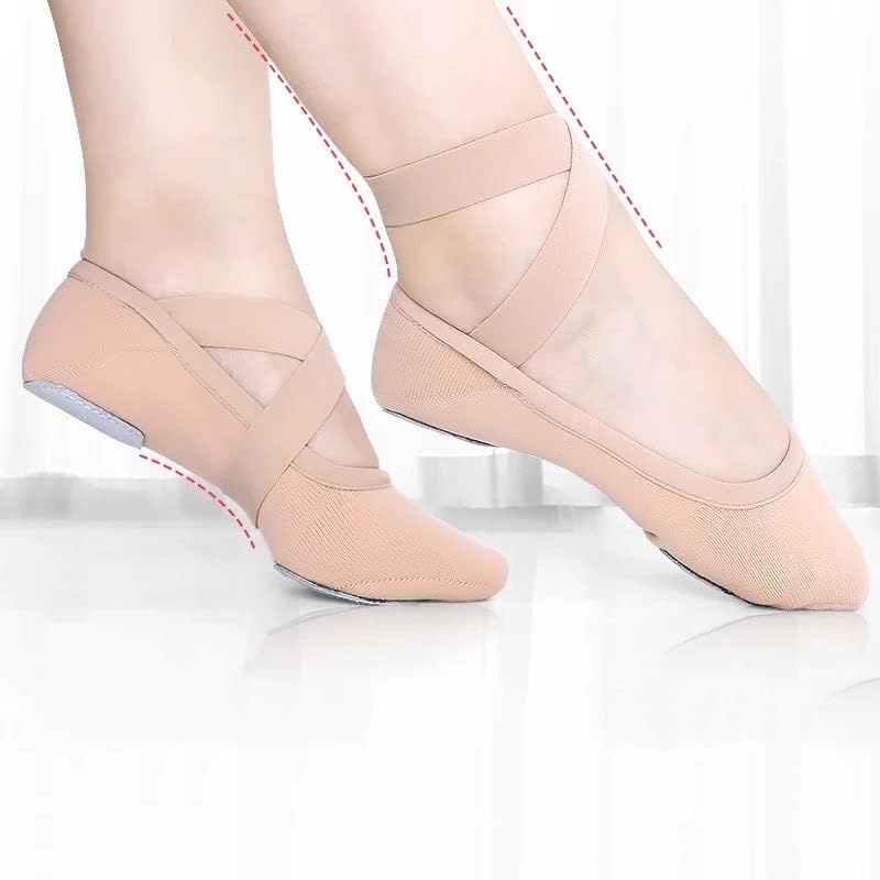 TKFDC Stretch baletske plesne cipele Split Soft Sole balet papuče Profesionalne elastične baletne cipele