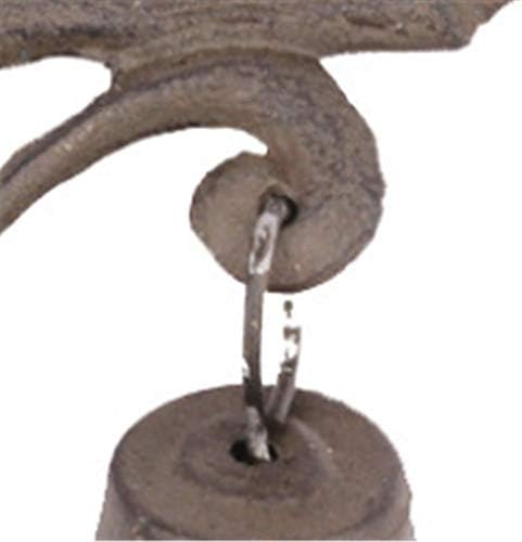 Zidna montirana rustikalna zvona zvona za vrata od lijevanog željeza zid viseće zvono na vratima grana grana