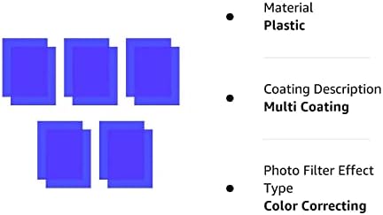 Gel filteri za osvetljenje u boji, 10 kom korekcionog gela Filter za svetlo transparentne boje prekriva