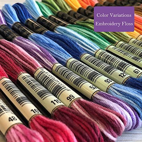 Magical Color Varieated Cross Stitch Thread varijacije boja pakovanje konca za vezenje, 8,7-Dvorište, jutarnja