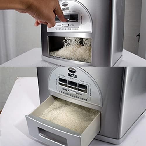 Automatski dozator za pirinač kontejner od nerđajućeg čelika kutija za skladištenje pirinča Countertop organizacija