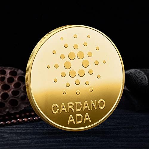 Zlatni kolekcionarski ukrasni novčić sa zaštitnim futrolom Digital Coin Bitcoin Craft