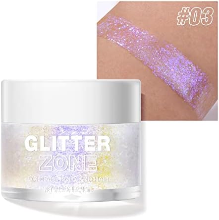 Ardorlove Glitter Gel, tečno svjetlucavo svjetlo GLITTER GEL, 4 boje holografskog tijela, glitter gel, sjaj
