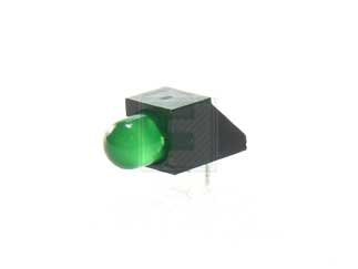 LUMEX SSF-LXH100GD zelena 5 mm 60° difuzno 30 mcd 2.2 V pod pravim uglom LED indikator greške-t - 1ţ-50