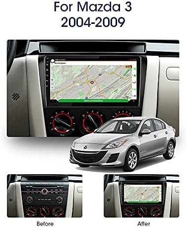 Bestycar 9 '' Android Car Stereo radio za Mazda 3 2004-2009 Octa Core Android 10.0 HD Touchscreen HeadUnit
