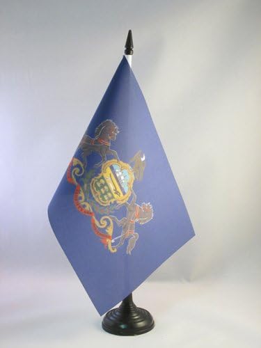 AZ zastava Pennsylvania Zastava stola 5 '' x 8 '' - američka država Pennsylvanie zastava stola 21 x 14 cm