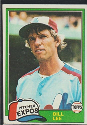1981. Topps Bill Lee Expos bejzbol kartica 633