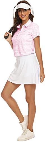 Mofiz ženski kratki rukav Golf polo majice Brzi suhi camo lagani upf 50+ tenis sportski atletski vrhovi