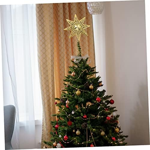 SewAcc 1pc Anise Tree Top Star House Gifts Božićno drvsko stablo Topper Xmas Tree Ornament Star Nakit Decre