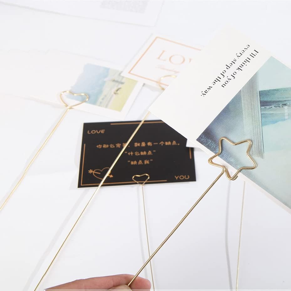 Nebel 30kom metalni cvjetni držač za kartice odaberite zlatnu karticu držač brojeva stola za fotografije držač za bilješke za rođendan vjenčanja