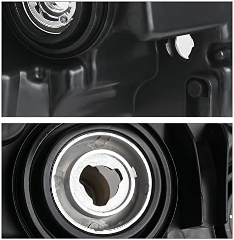 M-AUTO Pair Chrome Housing Smoke Lens Clear Corner farovi kompatibilni sa 2011 2012 2013 Jeep Grand Cherokee