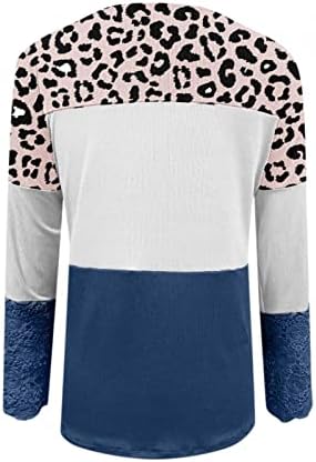 Ženske padalice V izrez Criss Cross Casual Color Block Blouse Basic Casual T majice