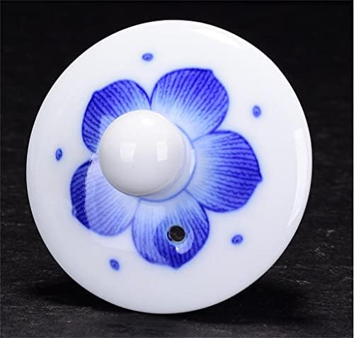 Debela keramička čajnica plava i bijela boja Pot pastel cvijeća TAPOT Single Pot Kung Fu Tea