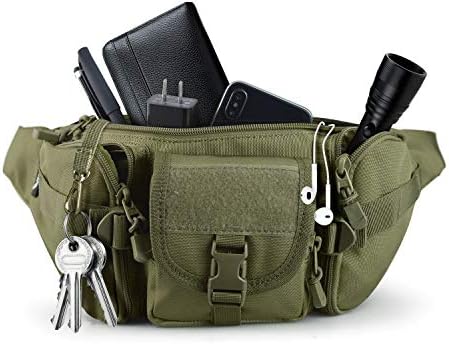 Sowhup taktičko pakovanje, vojni struk torba za paket sa U.S patch uslužni kaip kaiš Bumbag za pješačenje