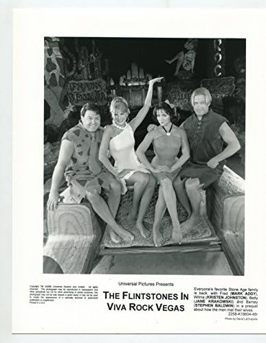 Film PHOTO: Flintstones u Viva Rocks Vegas-Mark Addy-Stephen Baldwin-B& W-ipak-VG