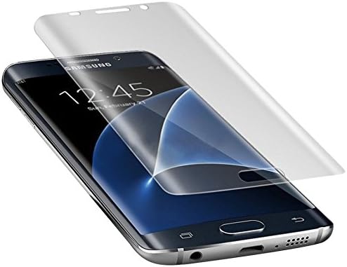 Galaxy S7 Edge zaštitnik ekrana [puna 3D pokrivenost], TANTEK [Anti-Bubble] [HD Ultra Clear] PET film zakrivljeni