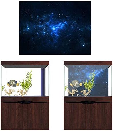 Aquarium Poster PVC ljepljivi akvarijum Poster dekoracije akvarija slike pozadina Zvjezdane magline uzorak pozadine za ukrasite akvarijum