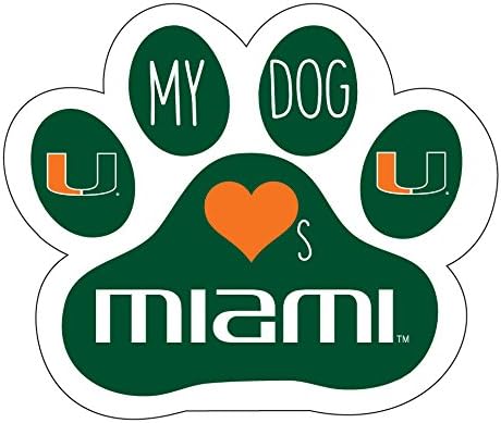 Miami Hurricnes naljepnica-miami pas oljuni i štapići naljepnica