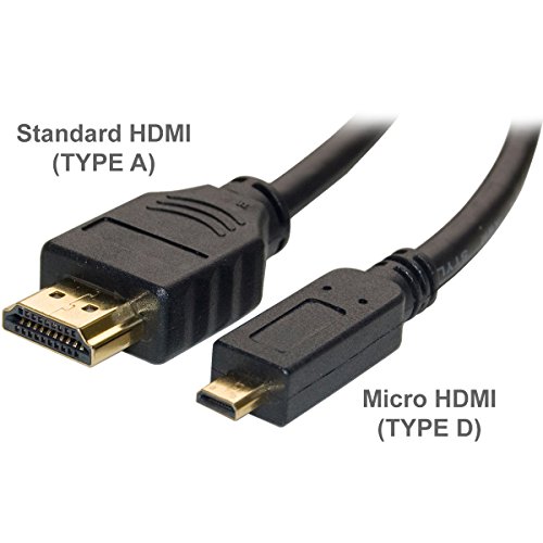 Precizni dizajn HDMI do mikro-HDMI zlatni audio / video kabl