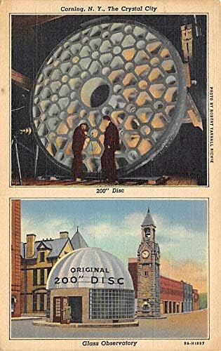 Staklo koje se odnose na Crystal City, Corning, NY 200 disk & Staklo Opservatorija 1947