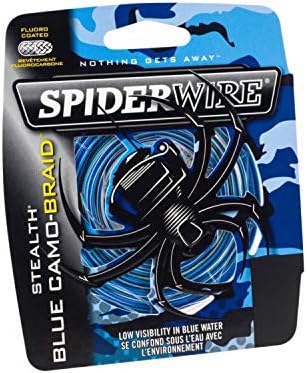 Spiderwire Stealth® Superline, Blue Camo, 100lb | 45.3kg, 500YD | Ribolovna linija od 457m, pogodna za slanu