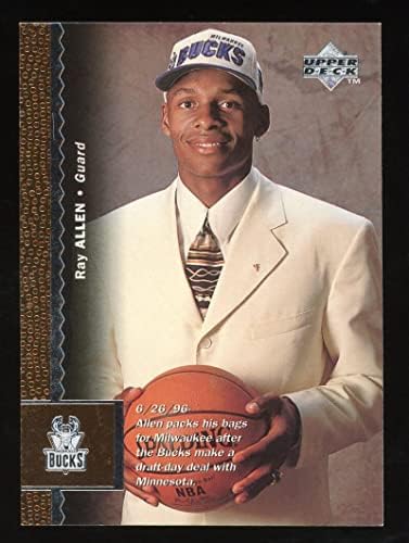 Košarka NBA 1996-97 Gornja paluba 69 Ray Allen Nm u blizini mente RC Rookie Bucks