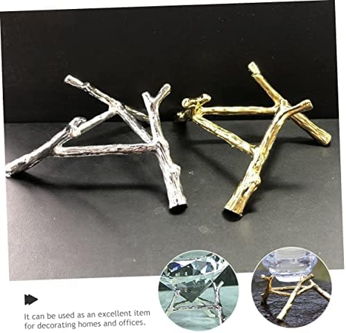 Zerodeko 4 kom. Moderna kristalna minimalistička skulptura Mini stakla metal l ured jaja Art Gold Collectibles