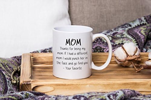 Hvala što si bila moja mama smiješna šolja za kafu - pokloni za Majčin dan od kćeri, sina-geg pokloni Za