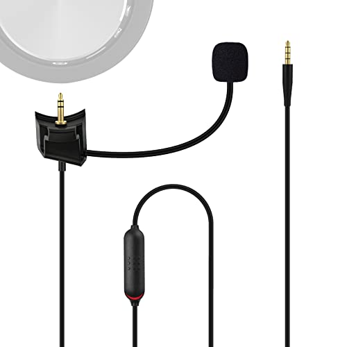QC45 kabl za mikrofon nadograđeni profesionalni kabl za slušalice za igranje sa Mute prekidačem kompatibilan sa Bose QuietComfort45& QC 45 slušalice za poništavanje buke, rade za PS4 PS5 Xbox One kontroler