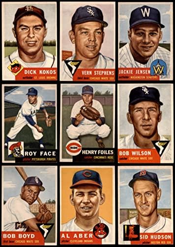 1953. bejzbol visoki broj kompletan set ex