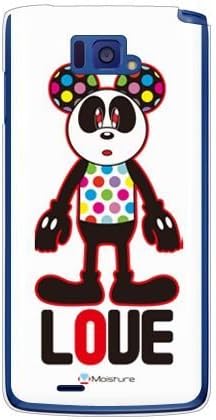 Druga koža Love Panda Dizajn vlagom / za medije X N-04E / DoComo DNC04E-PCCL-277-Y274