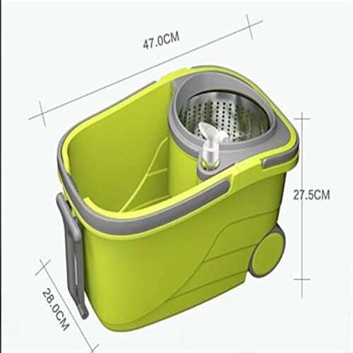 Amabeatbt kašika za odvajanje kašike za odvajanje pametnih mop sa kotačima Spin Mop Clean metla za čišćenje