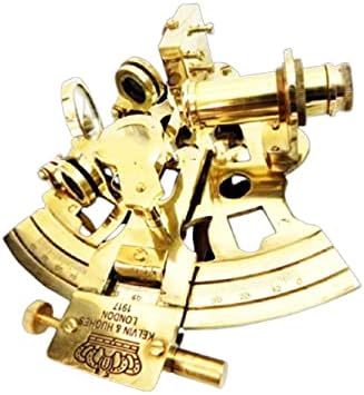 NauticalMart gusarski kolekcionarni antikni mesingani sextant pomorsko pomorsko dekor