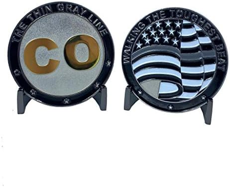 DD-003 Kazneno-popravni službenik CO tanki sivi red COIN korekcije kovanice šetnje najtežim betam zastavom