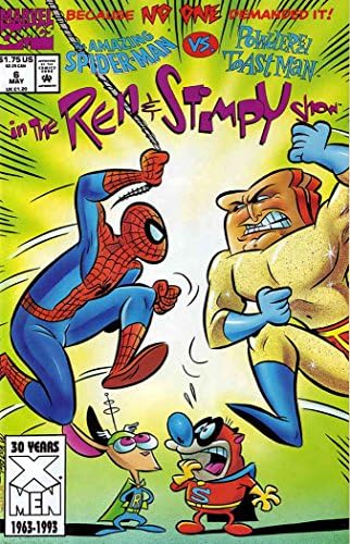 Ren i Stimpy Show 6 VF ; Marvel comic book | Spider-Man-Dan Slott