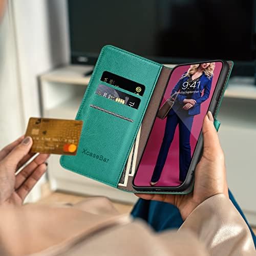 Xcasebar za Moto G Power 2022 5G novčanik slučaj sa【RFID Blokiranje】 držač kreditne kartice, Flip Folio