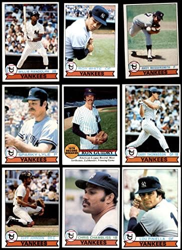 1979 TOPPS New York Yankees Team Set New York Yankees VG / Ex + Yankees