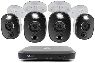 Swann sistem kućnih sigurnosnih kamera sa 2TB HDD-om, 8-Kanalnim 4 Cam-om, 4K Ultra HD DVR-om, unutrašnjim/vanjskim