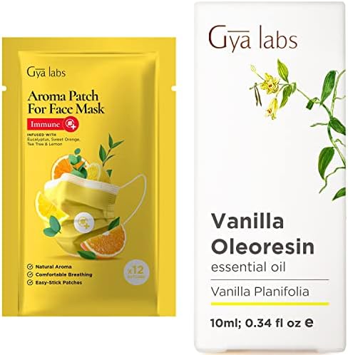 Naljepnice za imune arome za maske i esencijalno ulje vanilije za set kože - čista terapijska esencijalna
